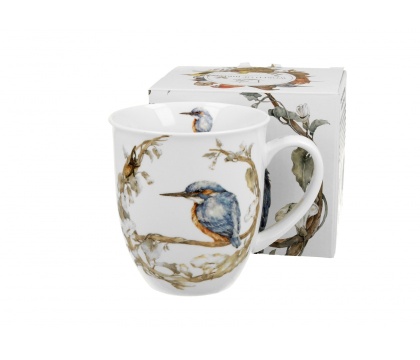 Kubek ptasi świat zimorodek na prezent dla mężczyzny ptaki