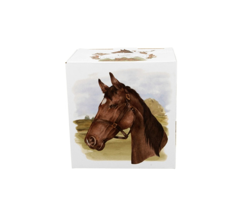 Kubek sitko portret konia świat zwierząt dla chłopaka