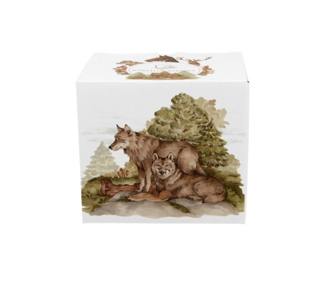 Kubek wilki świat zwierząt prezent dla chłopaka porcelana