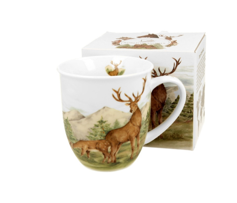 Kubek świat zwierząt jelenie na prezent dla mężczyzny duo