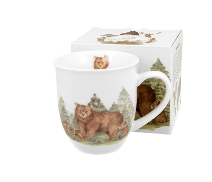 Kubek świat zwierząt niedźwiedzie na prezent dla mężczyzny