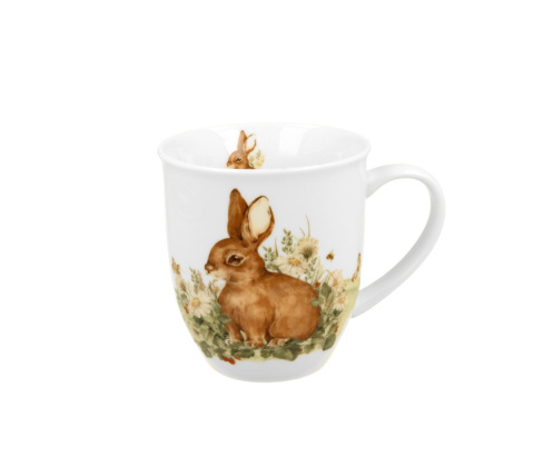 Kubek zając wielkanoc świat zwierząt dzień kobiet porcelana