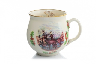 Kubek z Mieroszowa w kształcie baniastym myśliwski