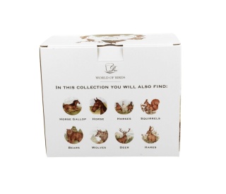 Kubek sitko konie w galopie świat zwierząt dla mężczyzny