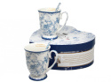 2 kubki zestaw porcelanowy Queen Isabell róże dzień kobiet