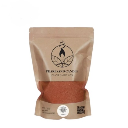 Wosk w granulacie świeca perłowa zapachowa amber stearyna