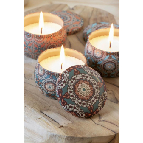 Zestaw prezentowy wosk granulat biały 3 pojemniki knoty