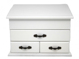 Duża szkatułka na biżuterię drewniana skrzynka pojemnik