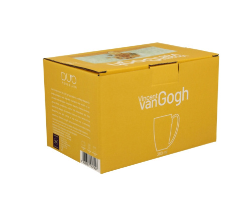 Komplet 2 kubki Van Gogh Słoneczniki dla dwojga porcelana