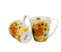 Komplet 2 kubki Van Gogh Słoneczniki dla dwojga porcelana