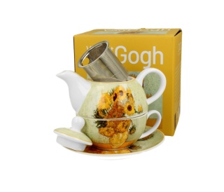 Dzbanek tea for one filiżanka zaparzacz Gogh Słoneczniki