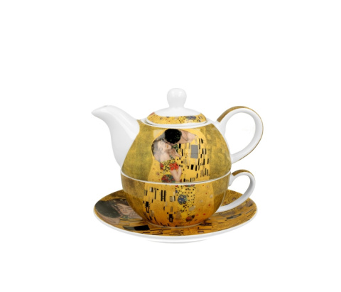 Filiżanka tea for one dzbanek zaparzacz Klimt Kiss classic