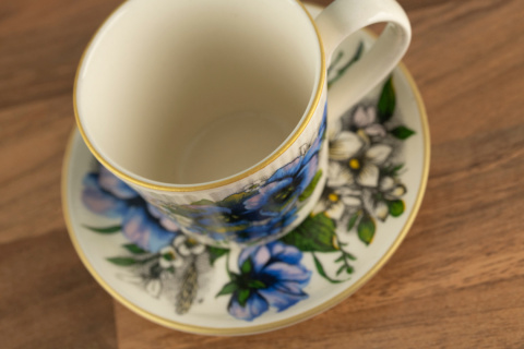 Filiżanka do kawy espresso malutka Mieroszów bratki