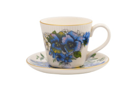 Filiżanka do kawy espresso malutka Mieroszów bratki