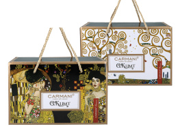 Filiżanka espresso ze spodkiem Klimt Pocałunek Carmani