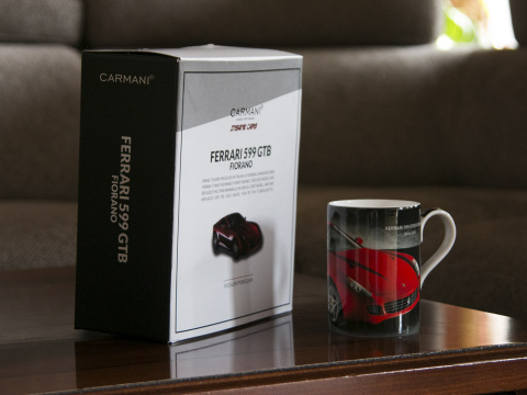 Kubek dla mężczyzny Ferrari czerwone 599 gtb Carmani