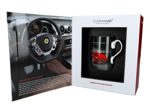 Kubek dla mężczyzny Ferrari czerwone 599 gtb Carmani