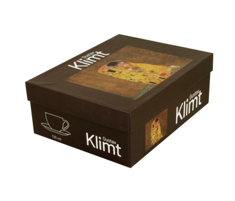 Filiżanki do espresso Klimt Pocałunek zestaw 2 szt kiss