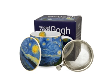 Kubek baryłka zaparzacz do herbaty Gogh gwiaździsta noc