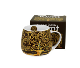 Kubek baryłka do herbaty Klimt Drzewo życia na urodziny