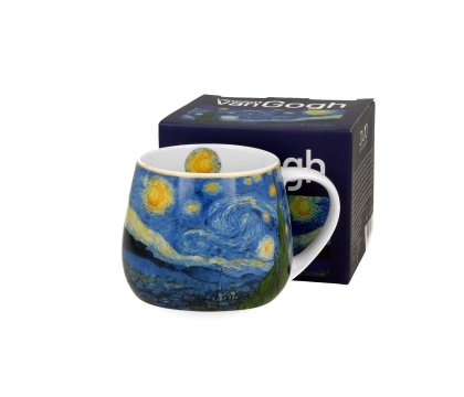 Kubek baryłka do herbaty Van Gogh Gwiaździsta noc prezent