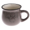 Kubek do espresso beczułka szary kot 75 ml ceramiczny