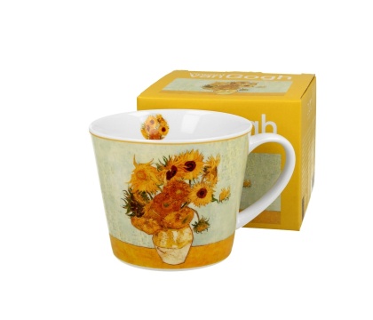Kubek kubas Van Gogh Słoneczniki na prezent malarstwo