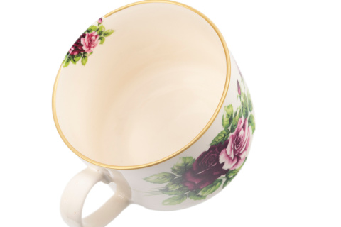 Męski duży kubek klasyczny róża Mieroszów polska