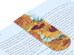 Zakładka do książki magnetyczna Gogh Carmani słoneczniki
