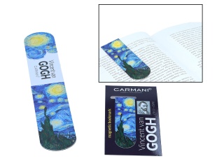 Zakładka do książki magnetyczna Gogh Carmani noc gwiazdy