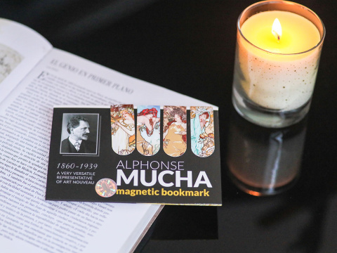 Zakładka do książki magnetyczna zestaw 4 szt Carmani Mucha