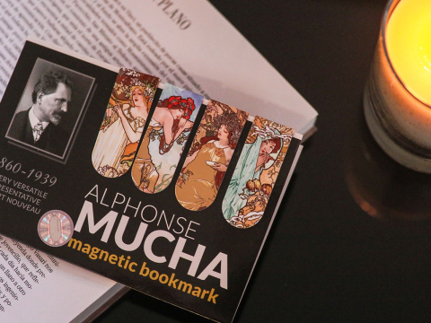 Zakładka do książki magnetyczna zestaw 4 szt Carmani Mucha