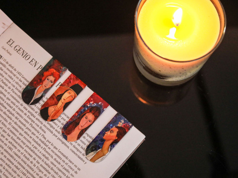 Zakładka do książki magnetyczna kpl 4 szt Carmani Modigliani