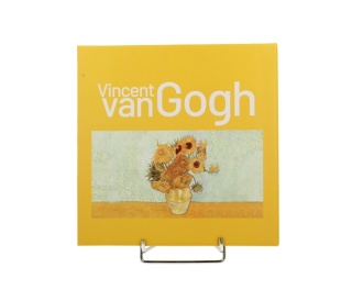 Talerze deserowe porcelana Van Gogh Słoneczniki zestaw 2 szt