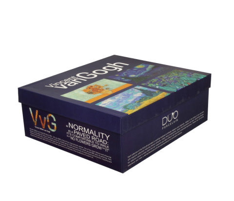 4 kubki V. Van Gogh na prezent 350 ml słoneczniki irysy