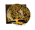 Zestaw talerze deserowe porcelana Klimt drzewo życia 2szt