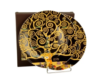 Zestaw talerze deserowe porcelana Klimt drzewo życia 2szt