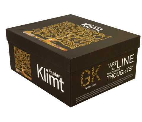 Zestaw dwie filiżanki ze spodkami do kawy Klimt Drzewo życia