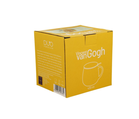 Kubek z zaparzaczem do kawy baryłka Van Gogh słoneczniki