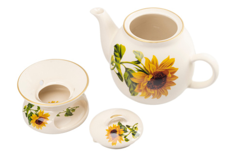 Dzbanek z podgrzewaczem 1,7l słonecznik Mieroszów