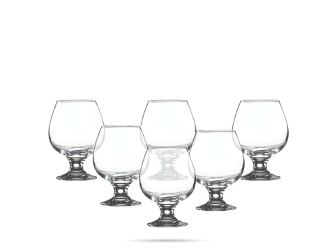 Kieliszki szklanki do brandy koniaku 6 szt Lav Misket 370ml