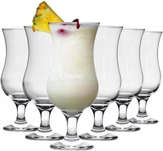 Szklanki kieliszki na stopce koktajl 6 szt Lav Fiesta pokale