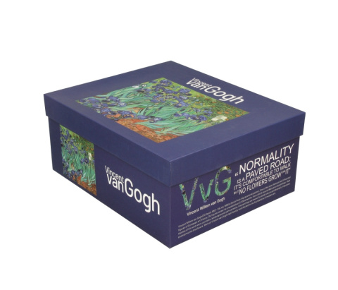 2 filiżanki ze spodkami Gogh Irysy malarstwo do herbaty