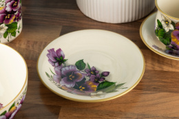 Komplet 6 talerzy deseorwych z Mieroszowa bratki