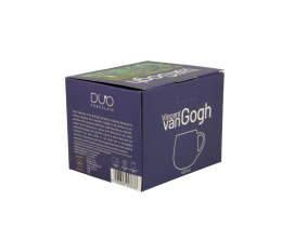 Kubek baryłka Van Gogh irises na urodziny malarstwo