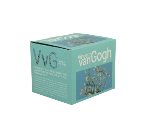 Kubek baryłka Van Gogh kwitnący migdałowiec na urodziny