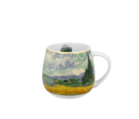 Kubek baryłka do herbaty Van Gogh Wheat Field na urodziny