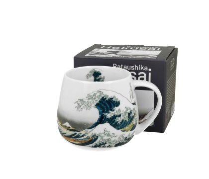 Kubek baryłka do herbaty Wave na prezent beczułka fala