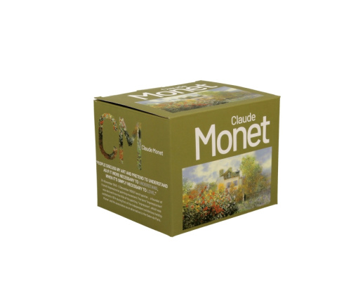 Kubek baryłka do kawy herbaty prezent Monet Garden malarz