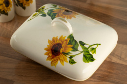 Maselnica prostokątna słonecznik Mieroszów maselniczka